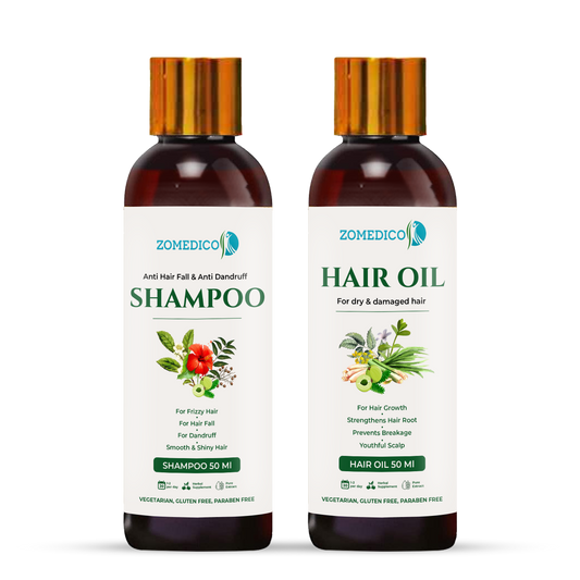 Shampoo and Hair Oil